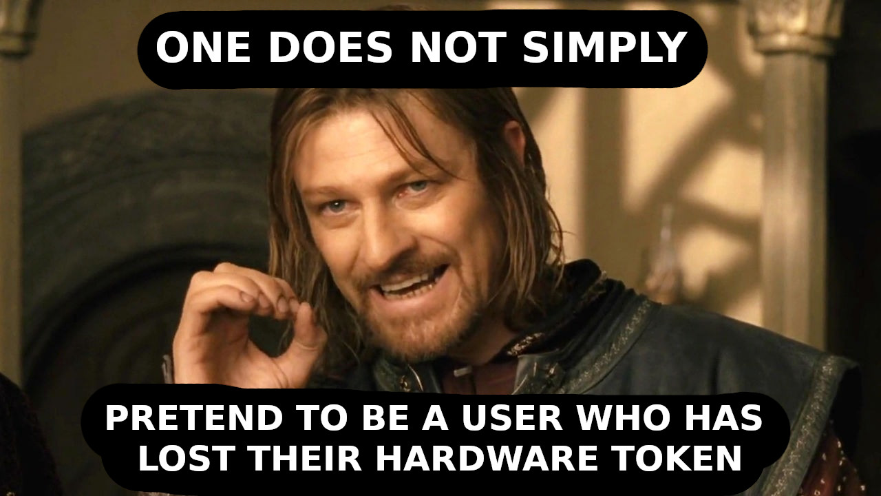 Or, if one does, one should not be able to compromise that user’s account.