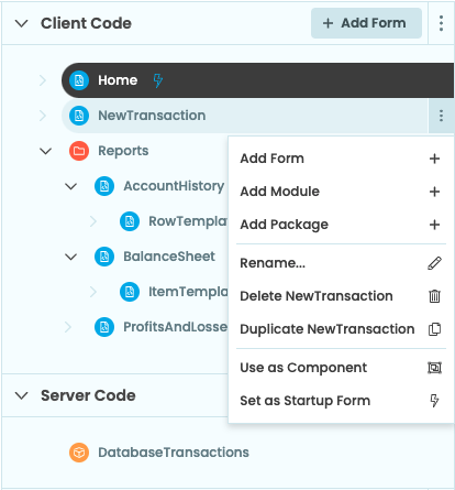 Click the … button for config.